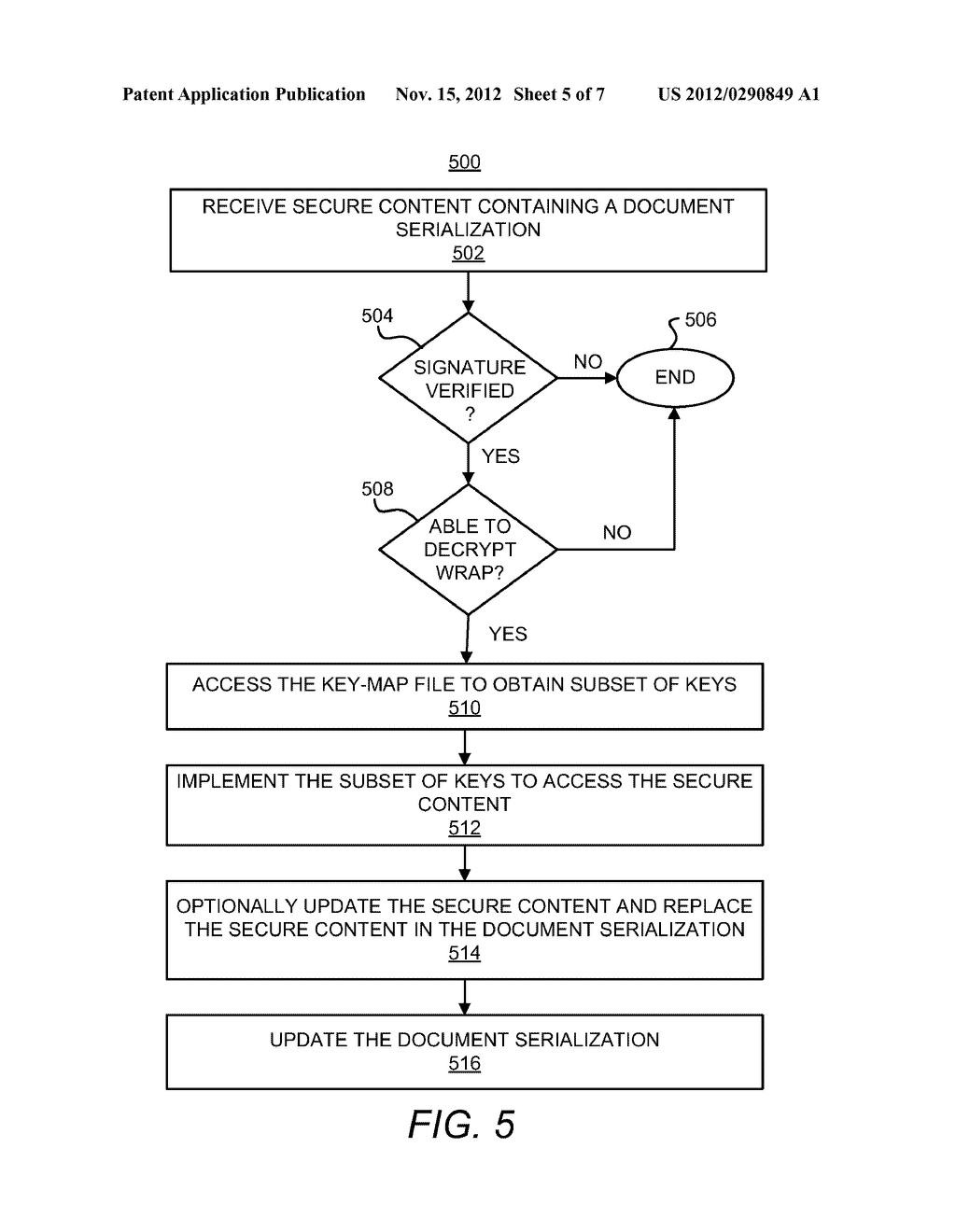 MANAGING SEQUENTIAL ACCESS TO SECURE CONTENT USING AN ENCRYPTED WRAP - diagram, schematic, and image 06