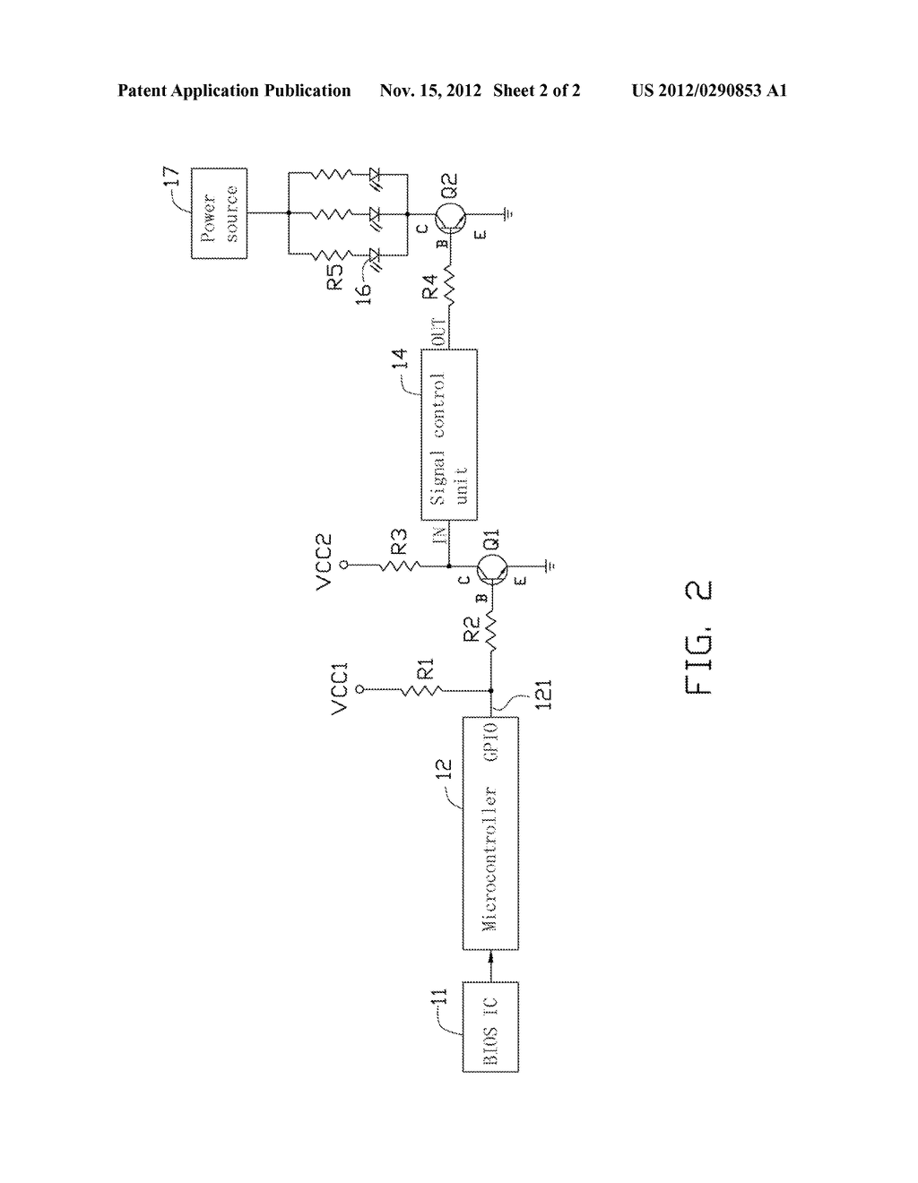 INDICATOR LIGHT CONTROL CIRCUUIT - diagram, schematic, and image 03