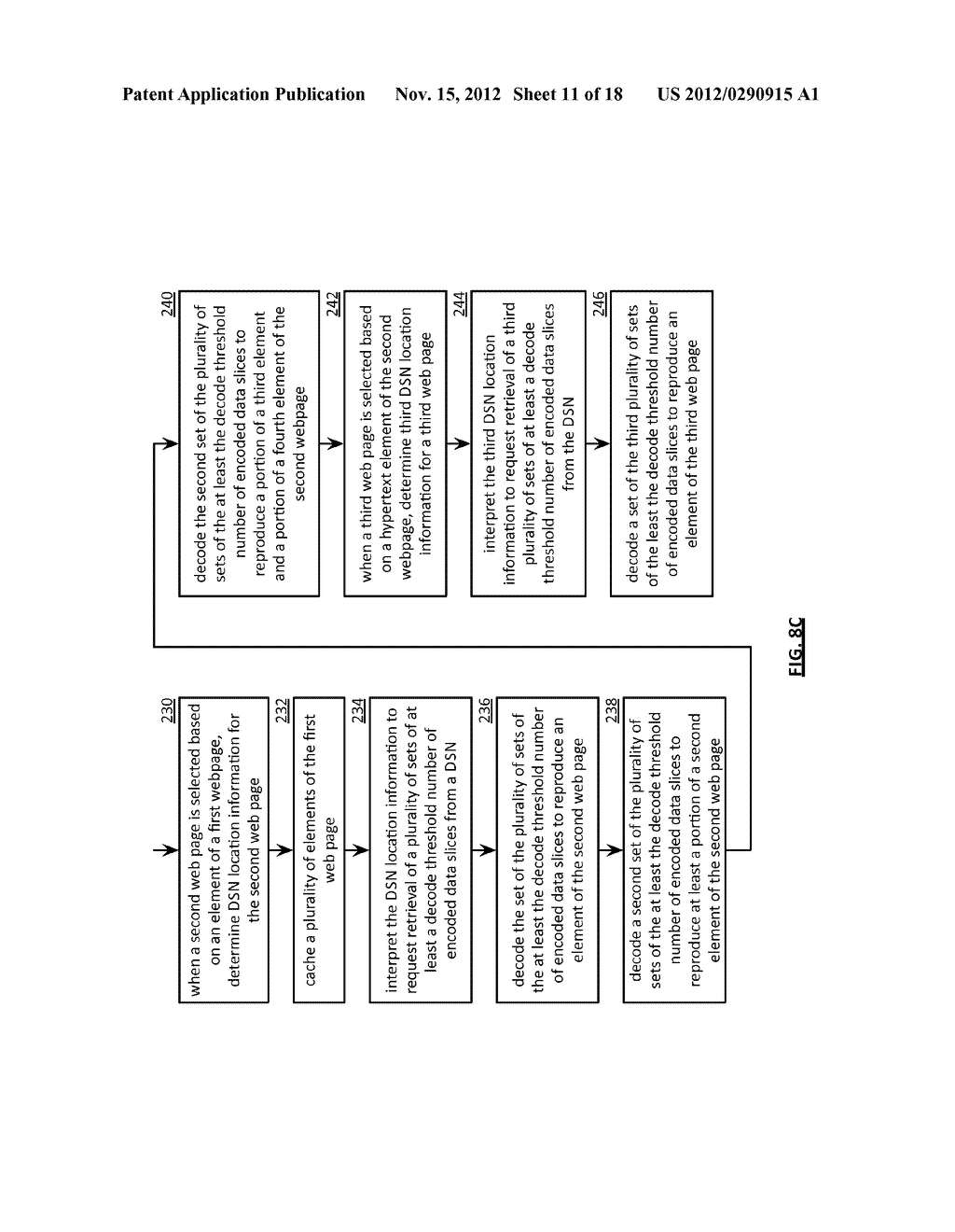 ACCESSING A SECOND WEB PAGE FROM A DISPERSED STORAGE NETWORK MEMORY BASED     ON A FIRST WEB PAGE SELECTION - diagram, schematic, and image 12