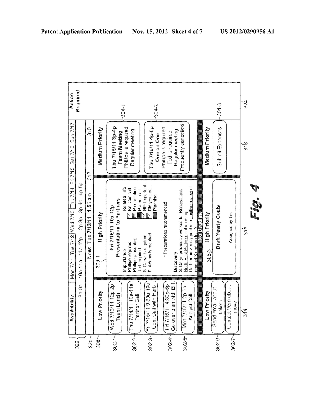 DISPLAYING A PLURALITY OF CALENDAR ENTRIES - diagram, schematic, and image 05