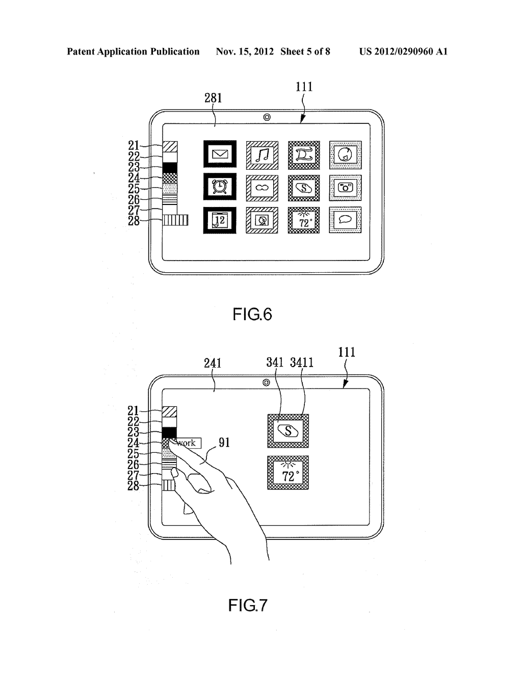 Method for Providing User Interface for Categorizing Icons and Electronic     Device Using the Same - diagram, schematic, and image 06