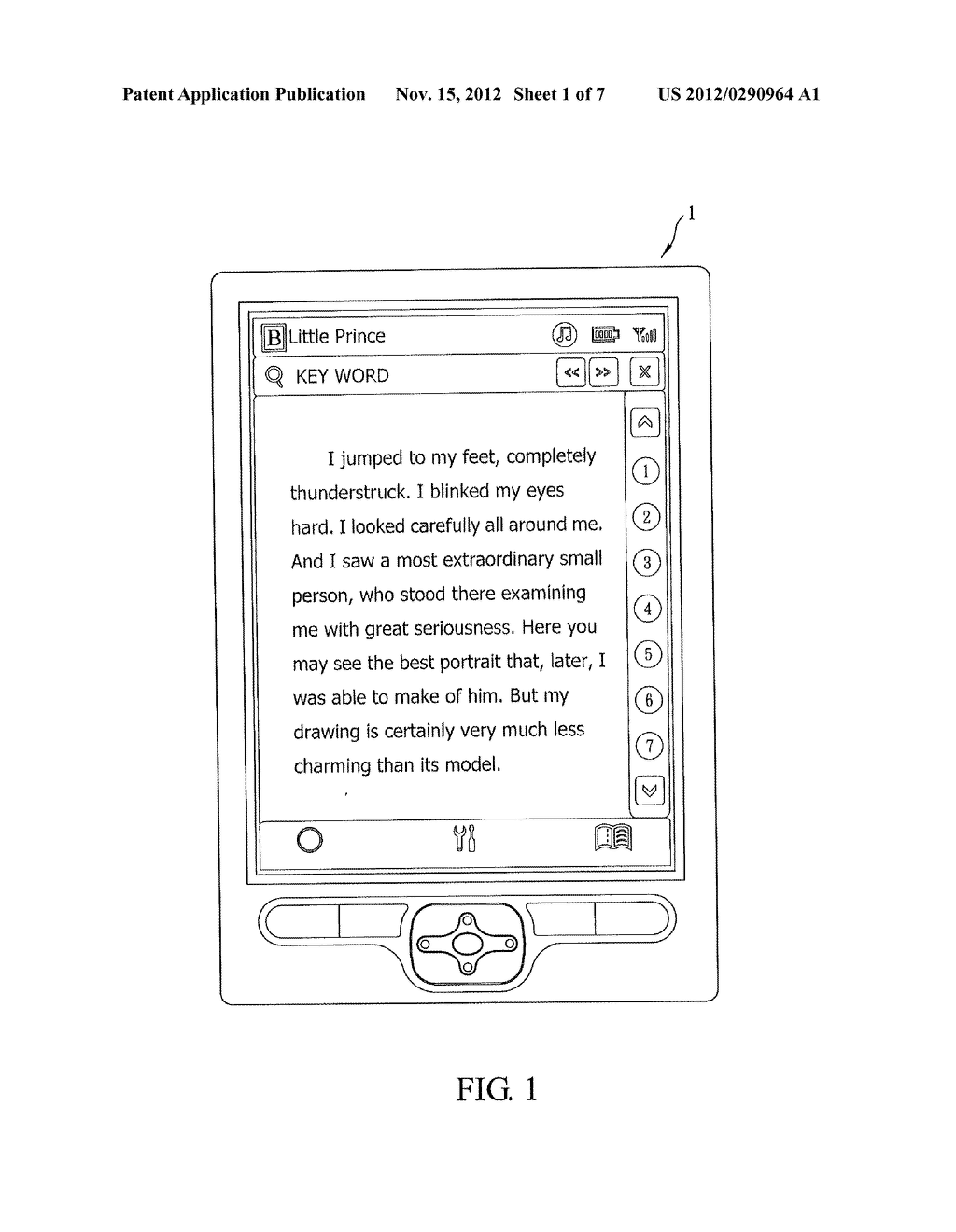 METHOD FOR CREATING BOOKMARK AND ELECTRONIC READING DEVICE USING THE SAME - diagram, schematic, and image 02