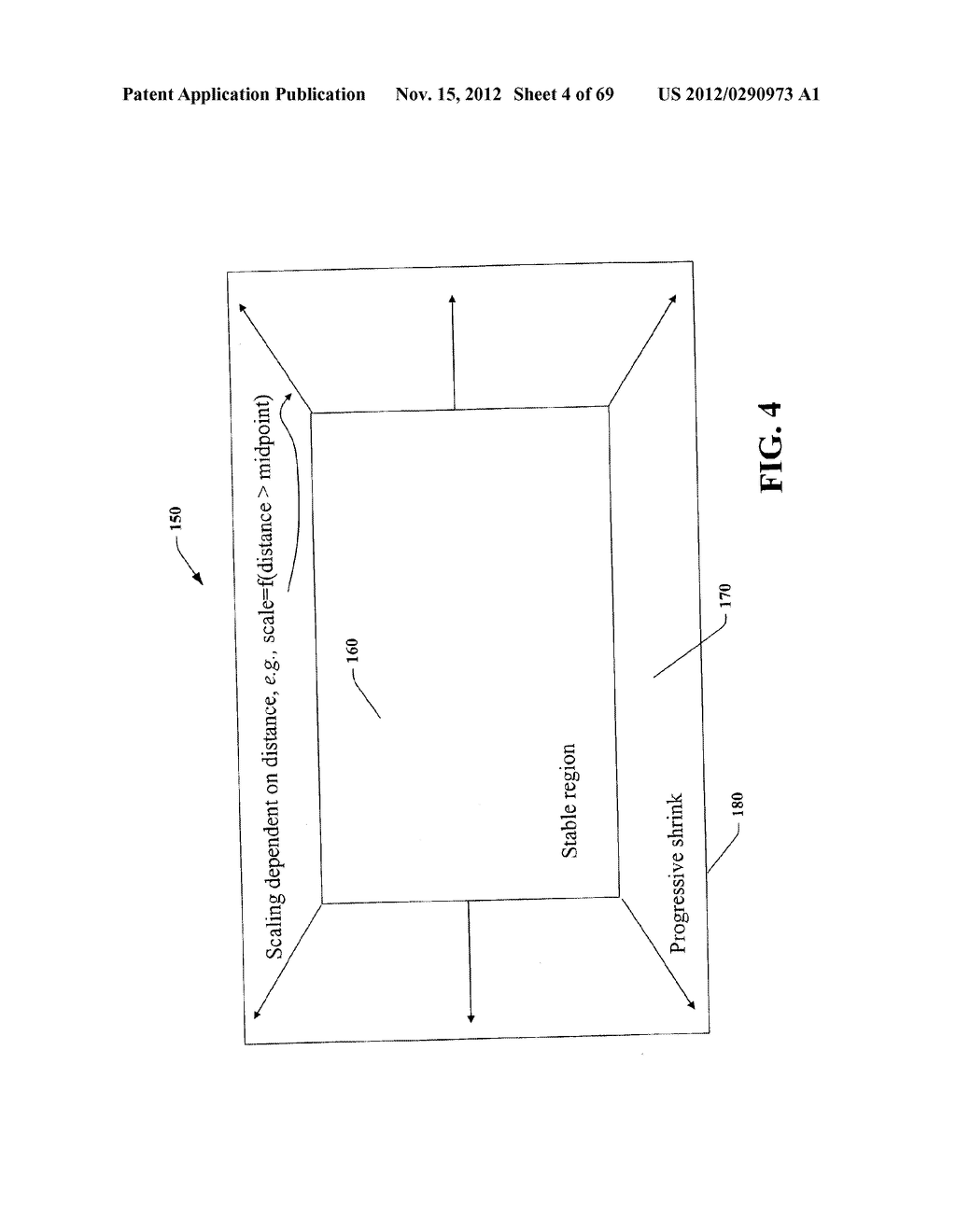 SYSTEM AND METHOD THAT FACILITATES COMPUTER DESKTOP USE VIA SCALING OF     DISPLAYED OBJECTS - diagram, schematic, and image 05