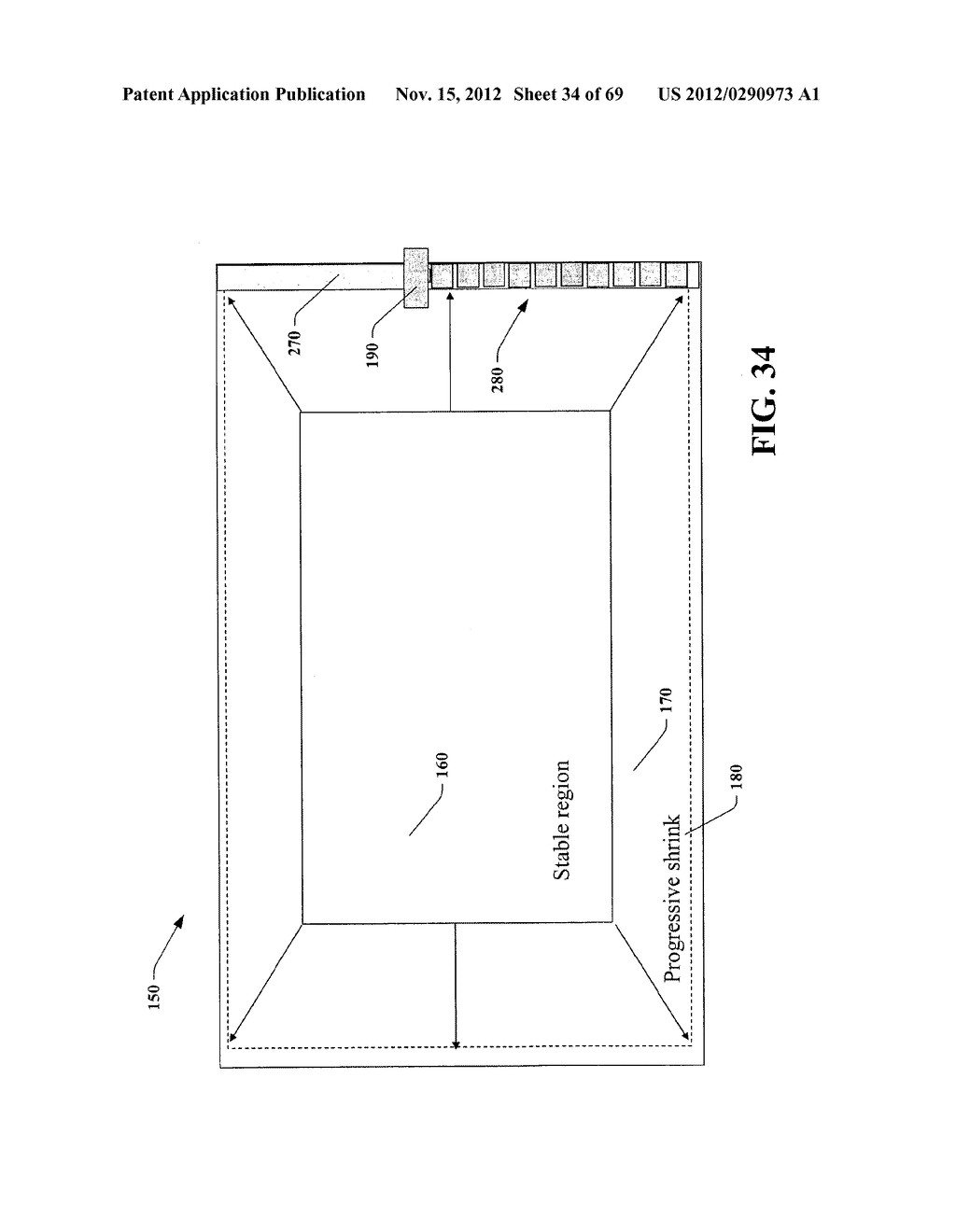 SYSTEM AND METHOD THAT FACILITATES COMPUTER DESKTOP USE VIA SCALING OF     DISPLAYED OBJECTS - diagram, schematic, and image 35