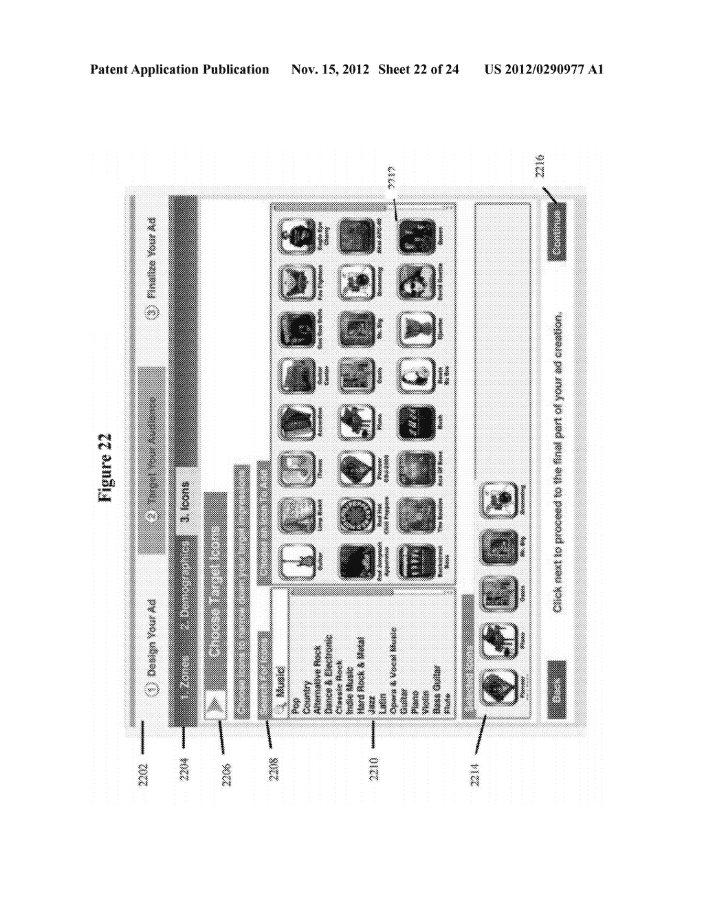 SYSTEM AND METHOD FOR AN INTERACTIVE MOBILE-OPTIMIZED ICON-BASED PROFILE     DISPLAY AND ASSOCIATED SOCIAL NETWORK FUNCTIONALITY - diagram, schematic, and image 23
