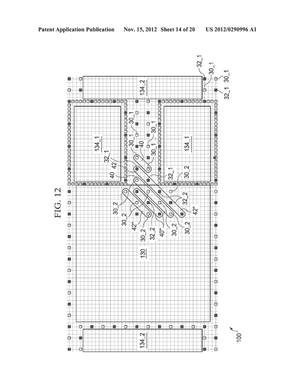 Supplying Power to Integrated Circuits Using a Grid Matrix Formed of     Through-Silicon Vias - diagram, schematic, and image 15