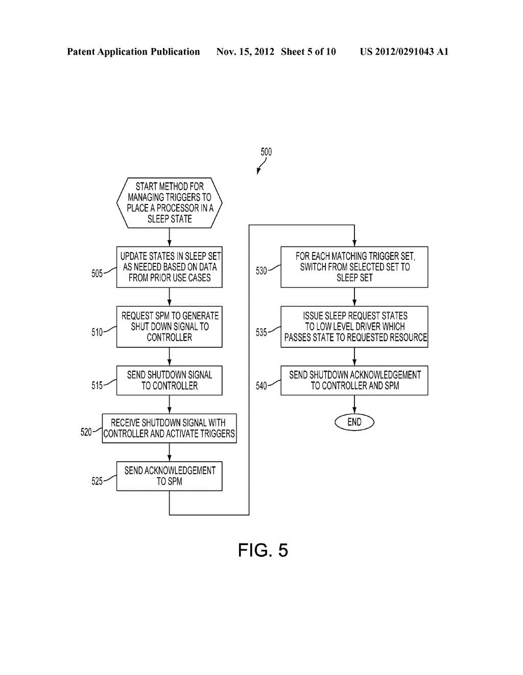 Minimizing Resource Latency Between Processor Application States In A     Portable Computing Device By Using A Next-Active State Set - diagram, schematic, and image 06