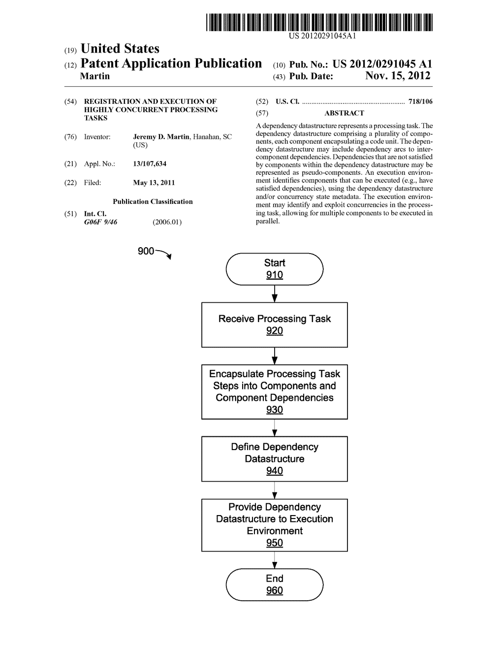 REGISTRATION AND EXECUTION OF HIGHLY CONCURRENT PROCESSING TASKS - diagram, schematic, and image 01