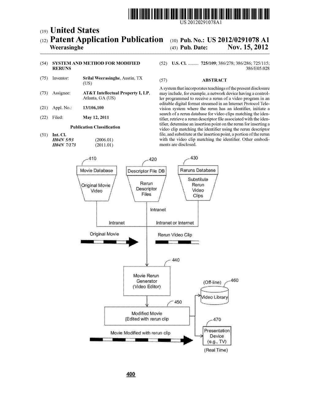 SYSTEM AND METHOD FOR MODIFIED RERUNS - diagram, schematic, and image 01