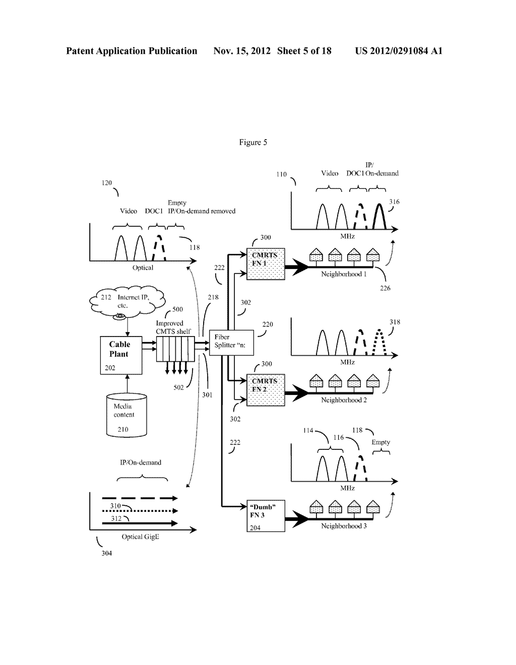 DISTRIBUTED CABLE MODEM TERMINATION SYSTEM WITH SOFTWARE RECONFIGUABLE MAC     AND PHY CAPABILITY - diagram, schematic, and image 06