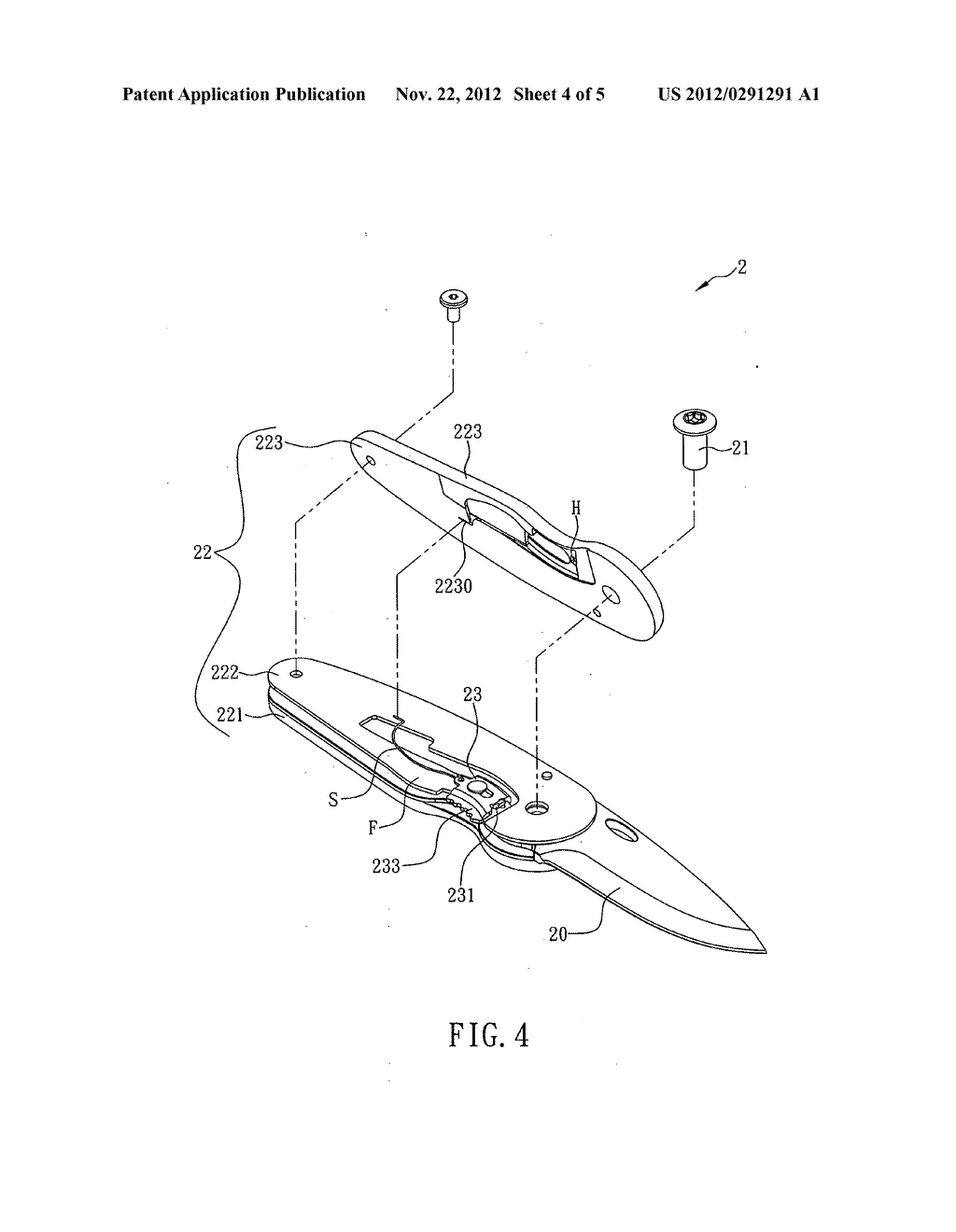 Folding knife capable of preventing automatic folding - diagram, schematic, and image 05