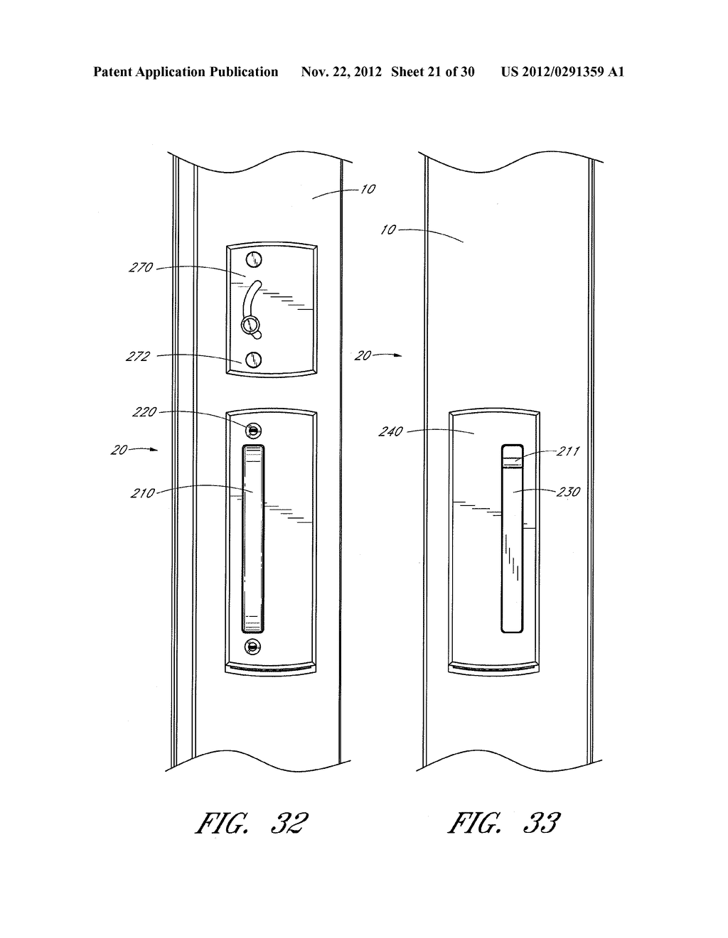 RECESSABLE ROTARY SLIDING DOOR HANDLE - diagram, schematic, and image 22