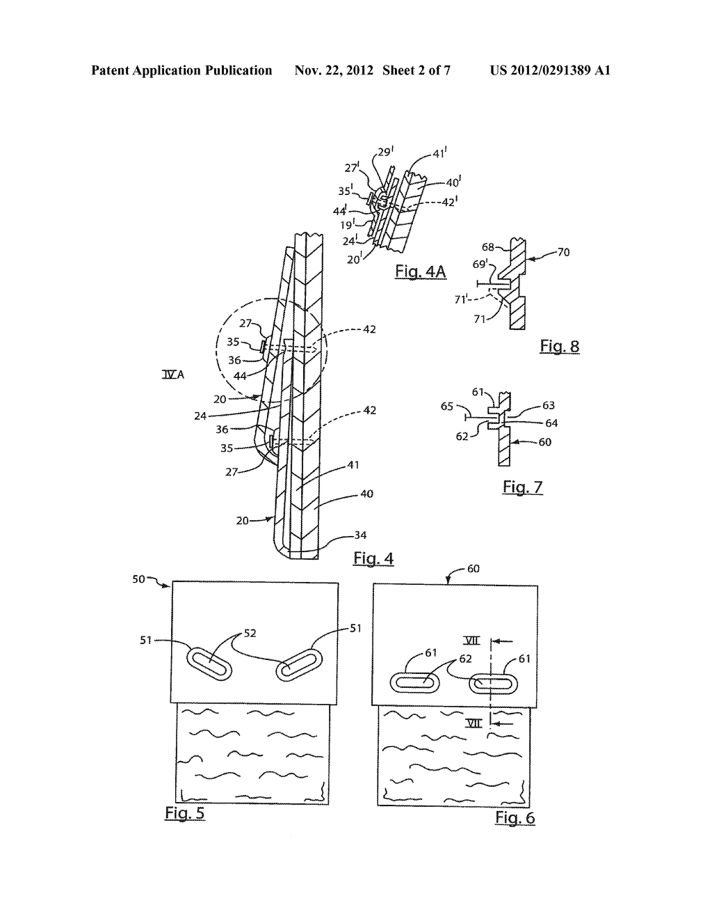 Molded Shingle with Moisture Guards for Fasteners and with Shingle     Alignment Features - diagram, schematic, and image 03