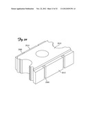 VENEERS FOR WALLS, RETAINING WALLS, RETAINING WALL BLOCKS, AND THE LIKE diagram and image