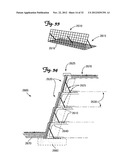 VENEERS FOR WALLS, RETAINING WALLS, RETAINING WALL BLOCKS, AND THE LIKE diagram and image