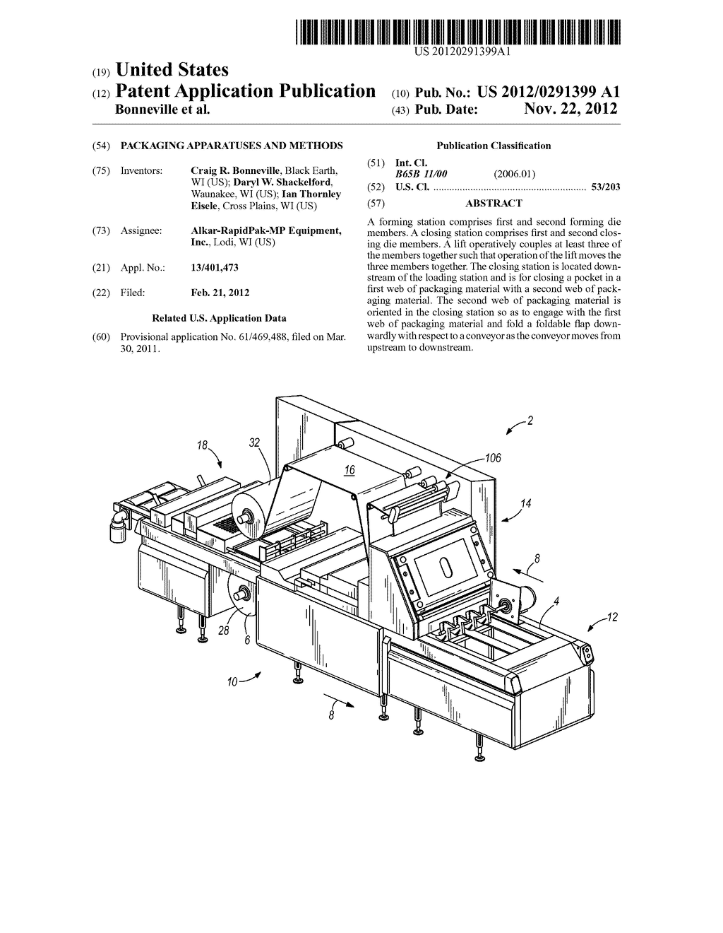 PACKAGING APPARATUSES AND METHODS - diagram, schematic, and image 01