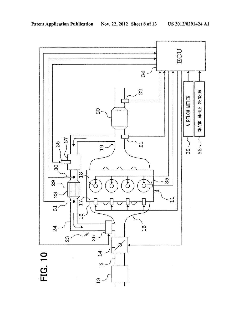 DIAGNOSTIC APPARATUS FOR CATALYST IN FUEL-PROPERTY REFORMING SYSTEM - diagram, schematic, and image 09