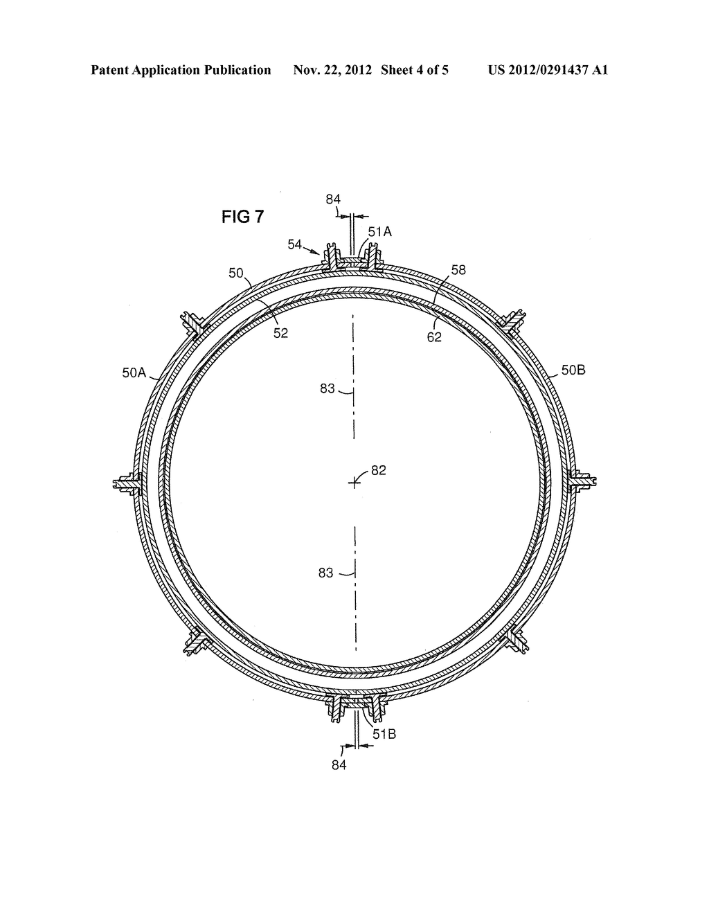 TURBINE COMBUSTION SYSTEM COUPLING WITH ADJUSTABLE WEAR PAD - diagram, schematic, and image 05