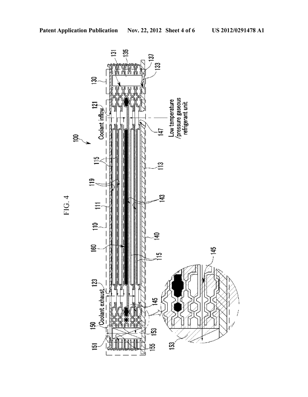 CONDENSER FOR VEHICLE AND AIR CONDITIONING SYSTEM FOR VEHICLE - diagram, schematic, and image 05