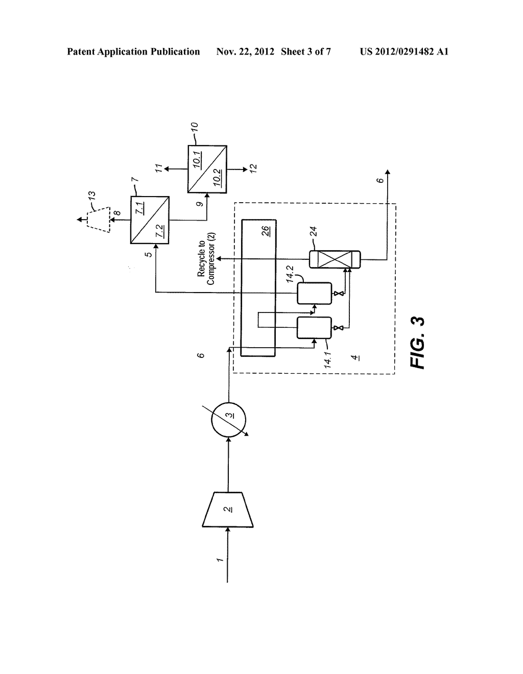 Process For Recovering Hydrogen And Carbon Dioxide - diagram, schematic, and image 04