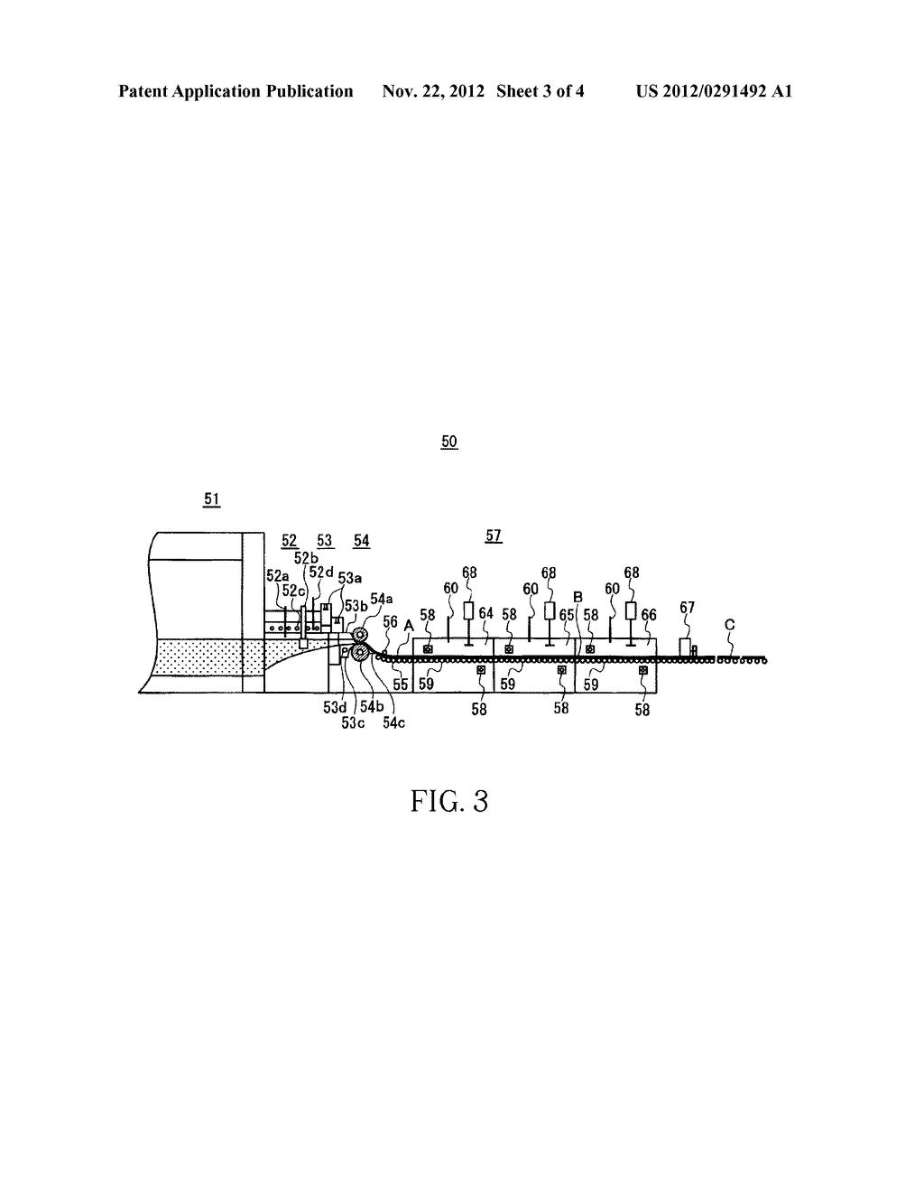 CONSECUTIVE MOLDING METHOD FOR CRYSTALLIZED GLASS AND DEVICE THEREOF - diagram, schematic, and image 04