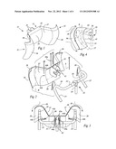 Bicycle windscreen with handlebar mount diagram and image