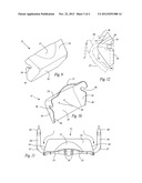 Bicycle windscreen with handlebar mount diagram and image