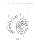 AXIALLY COMPACT COUPLING FOR A CAMSHAFT PHASER ACTUATED BY ELECTRIC MOTOR diagram and image