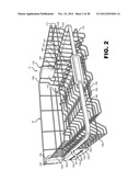 HEIGHT ADJUSTER MECHANISM FOR A DISHWASHER DISH RACK diagram and image