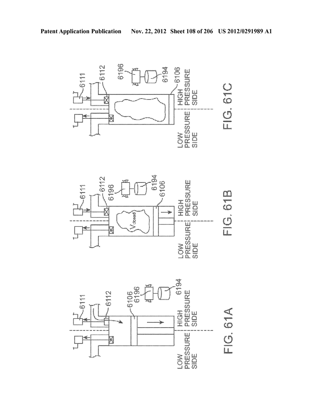 COMPRESSED AIR ENERGY STORAGE SYSTEM UTILIZING TWO-PHASE FLOW TO     FACILITATE HEAT EXCHANGE - diagram, schematic, and image 109