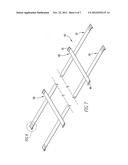 Scaffold, releasable support and method diagram and image