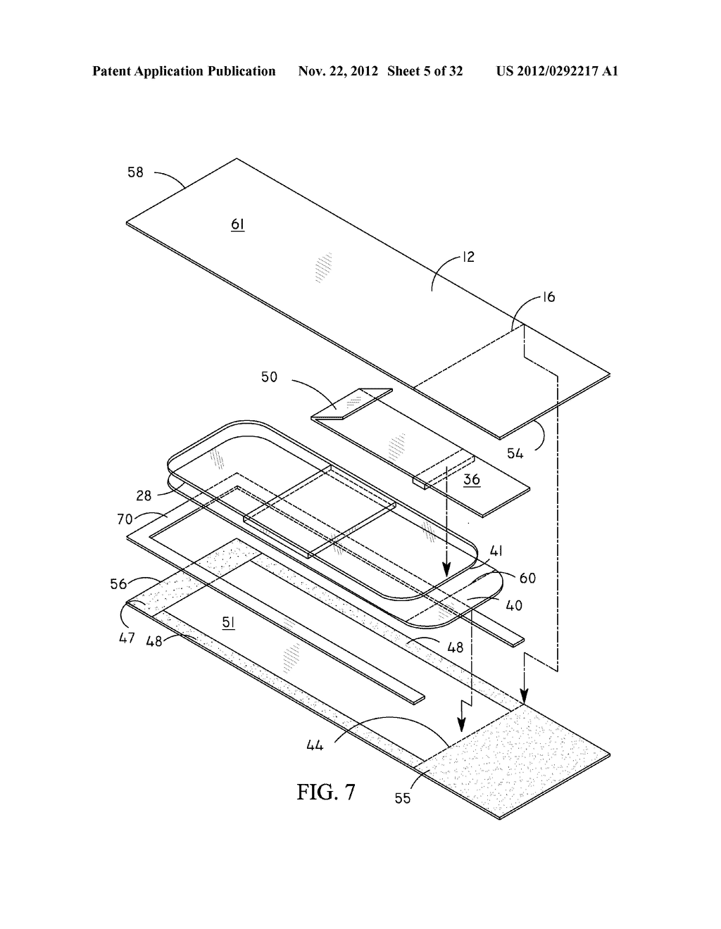 PACKAGING AND DISPENSERS FOR ADHESIVE BACKED ELEMENTS - diagram, schematic, and image 06