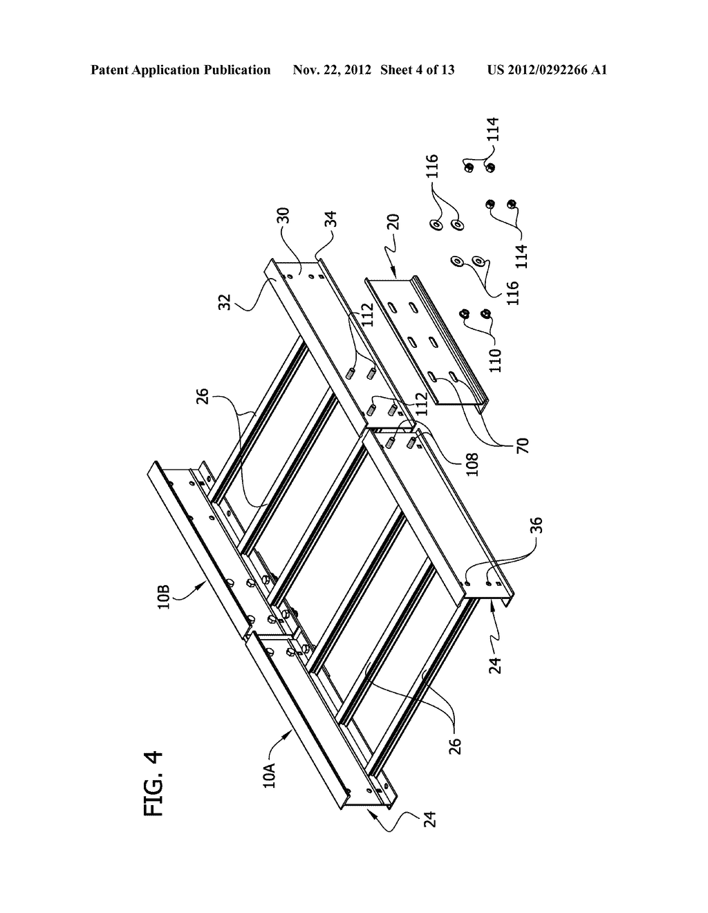 Expansion Splice Plate for a Cable Tray Run - diagram, schematic, and image 05