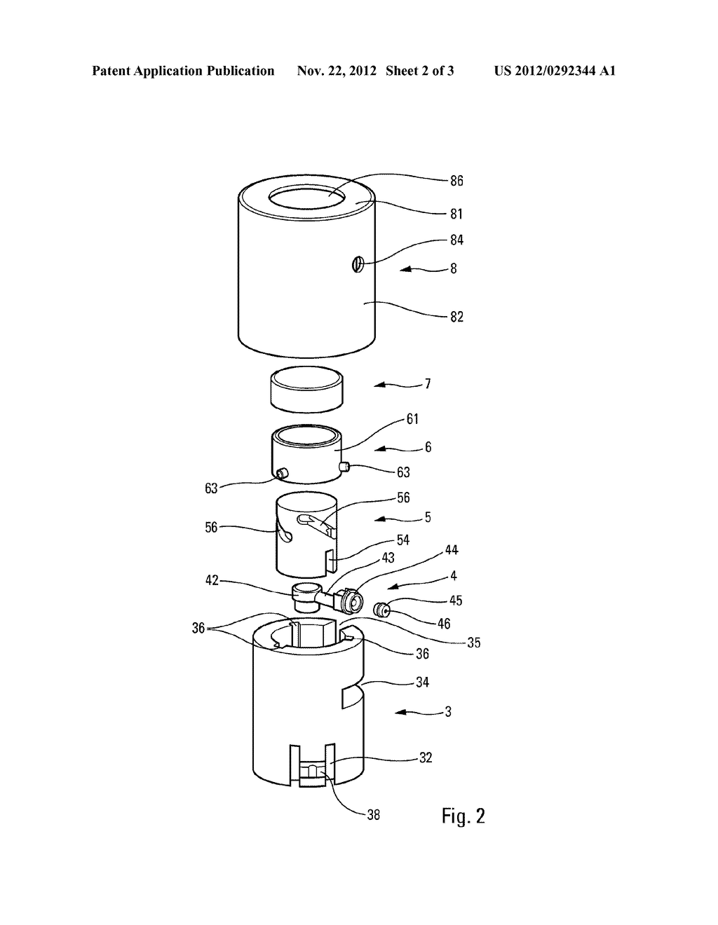 HEAD FOR DISPENSING FLUID MATERIAL - diagram, schematic, and image 03