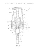 Push-type nozzle assembly diagram and image