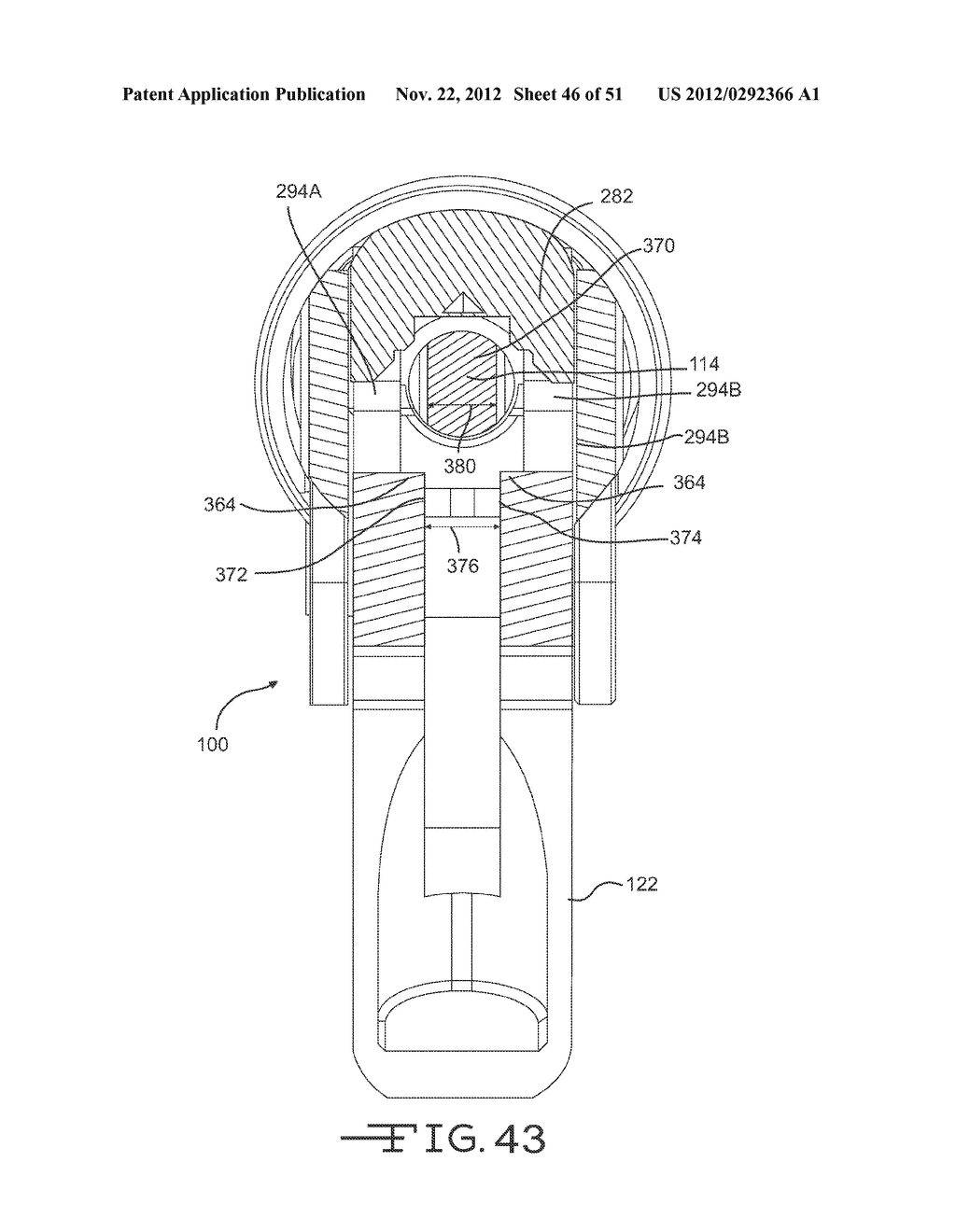 REUSABLE CIRCULAR STAPLER HANDLE WITH OPEN ASSEMBLY ARCHITECTURE - diagram, schematic, and image 47