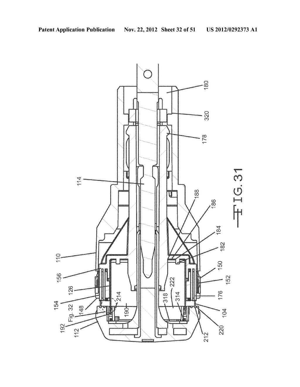 ANVIL AND CARTRIDGE ALIGNMENT CONFIGURATION FOR A CIRCULAR STAPLER - diagram, schematic, and image 33