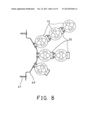 Organizing device for cable and wire diagram and image