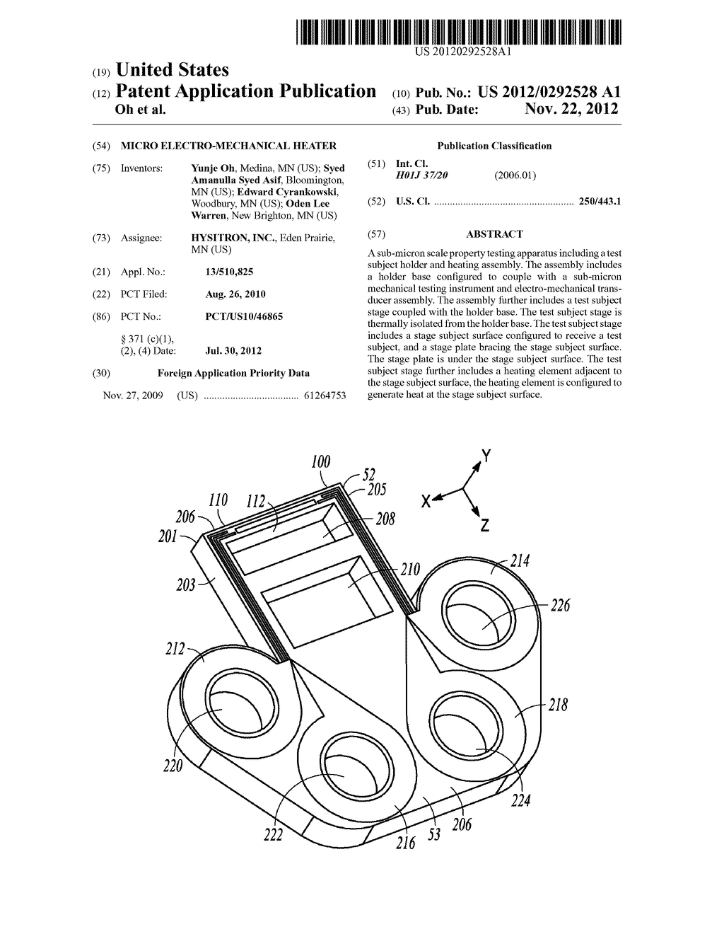 MICRO ELECTRO-MECHANICAL HEATER - diagram, schematic, and image 01