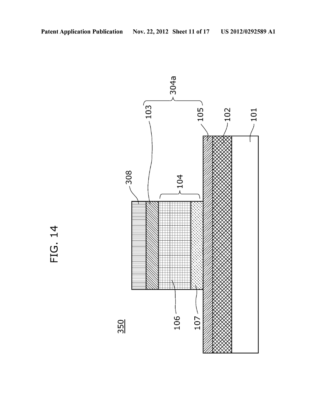 NONVOLATILE MEMORY ELEMENT AND METHOD OF MANUFACTURING THE NONVOLATILE     MEMORY ELEMENT - diagram, schematic, and image 12