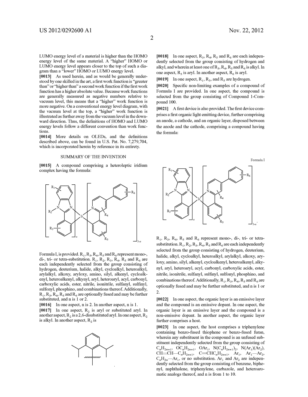 PHOSPHORESCENT HETEROLEPTIC PHENYLBENZIMIDAZOLE DOPANTS - diagram, schematic, and image 06