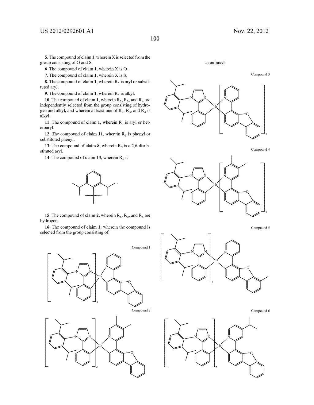 PHOSPHORESCENT HETEROLEPTIC PHENYLBENZIMIDAZOLE DOPANTS AND NEW SYNTHETIC     METHODOLOGY - diagram, schematic, and image 104