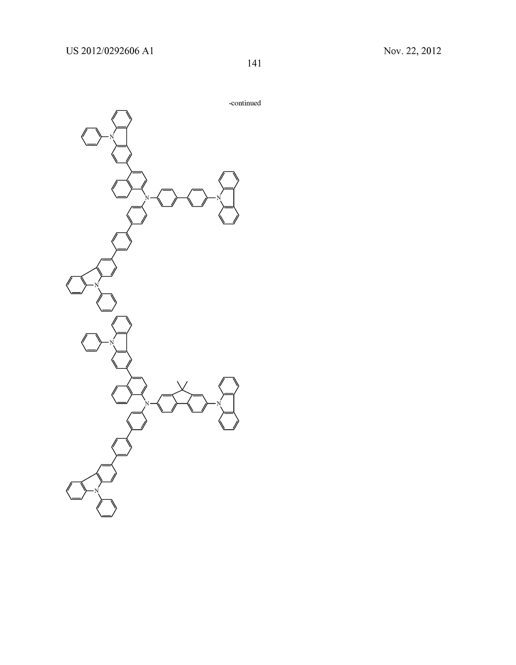 AROMATIC AMINE DERIVATIVE, AND ORGANIC ELECTROLUMINESCENT ELEMENT - diagram, schematic, and image 142