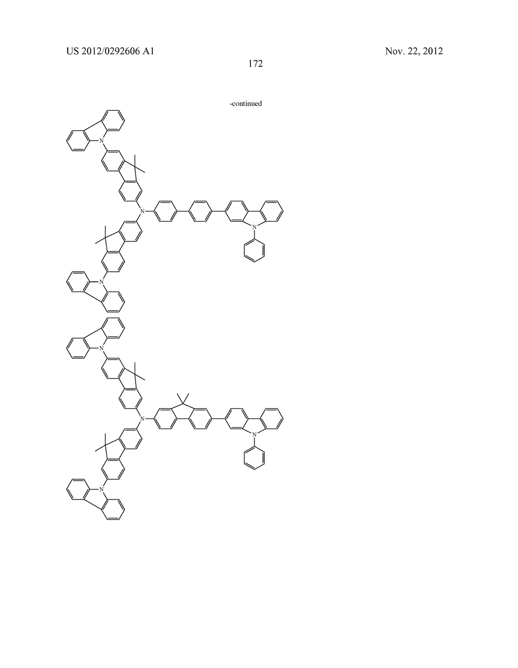 AROMATIC AMINE DERIVATIVE, AND ORGANIC ELECTROLUMINESCENT ELEMENT - diagram, schematic, and image 173