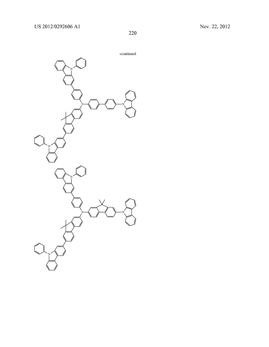 AROMATIC AMINE DERIVATIVE, AND ORGANIC ELECTROLUMINESCENT ELEMENT - diagram, schematic, and image 221