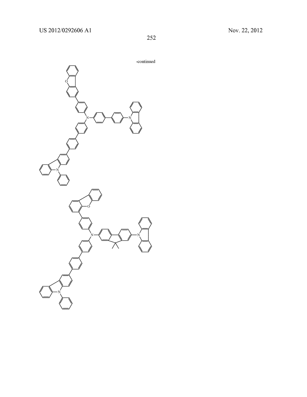 AROMATIC AMINE DERIVATIVE, AND ORGANIC ELECTROLUMINESCENT ELEMENT - diagram, schematic, and image 253