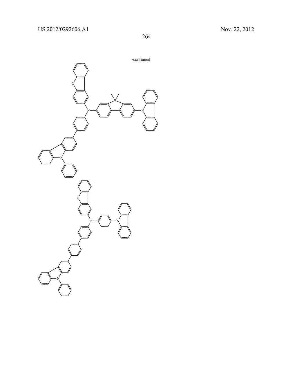 AROMATIC AMINE DERIVATIVE, AND ORGANIC ELECTROLUMINESCENT ELEMENT - diagram, schematic, and image 265