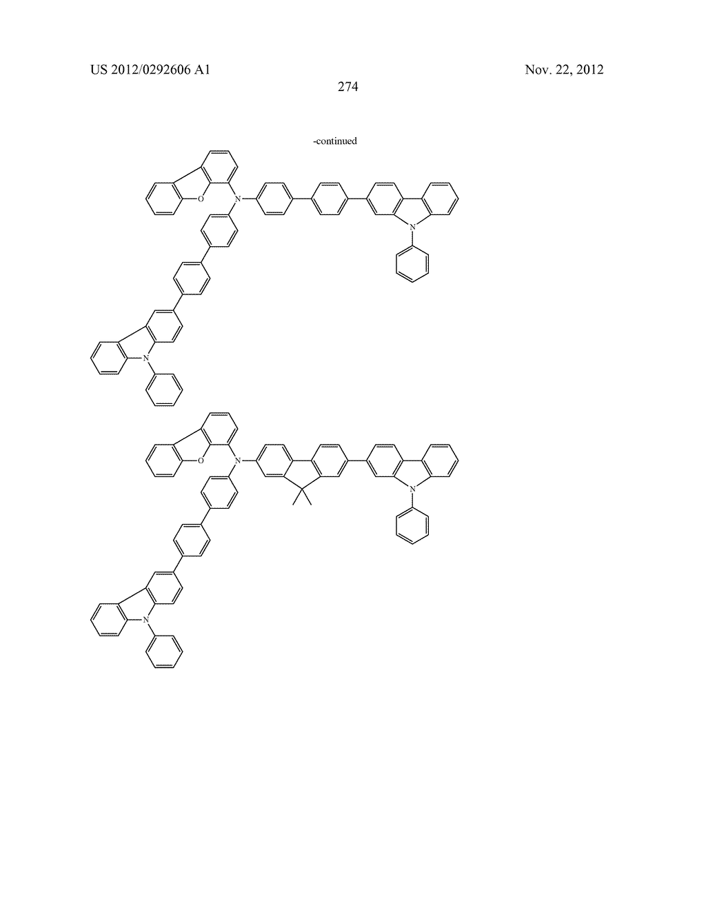 AROMATIC AMINE DERIVATIVE, AND ORGANIC ELECTROLUMINESCENT ELEMENT - diagram, schematic, and image 275