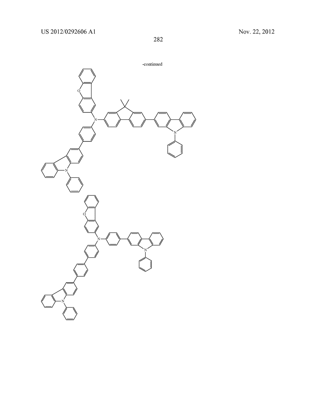 AROMATIC AMINE DERIVATIVE, AND ORGANIC ELECTROLUMINESCENT ELEMENT - diagram, schematic, and image 283