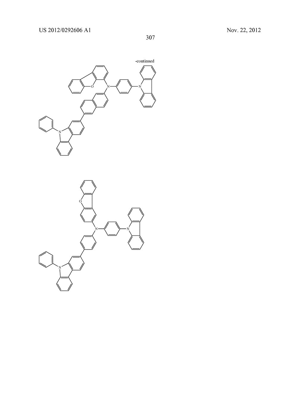 AROMATIC AMINE DERIVATIVE, AND ORGANIC ELECTROLUMINESCENT ELEMENT - diagram, schematic, and image 308